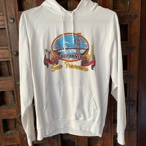 John Galt / Brandy Melville White Hoodie